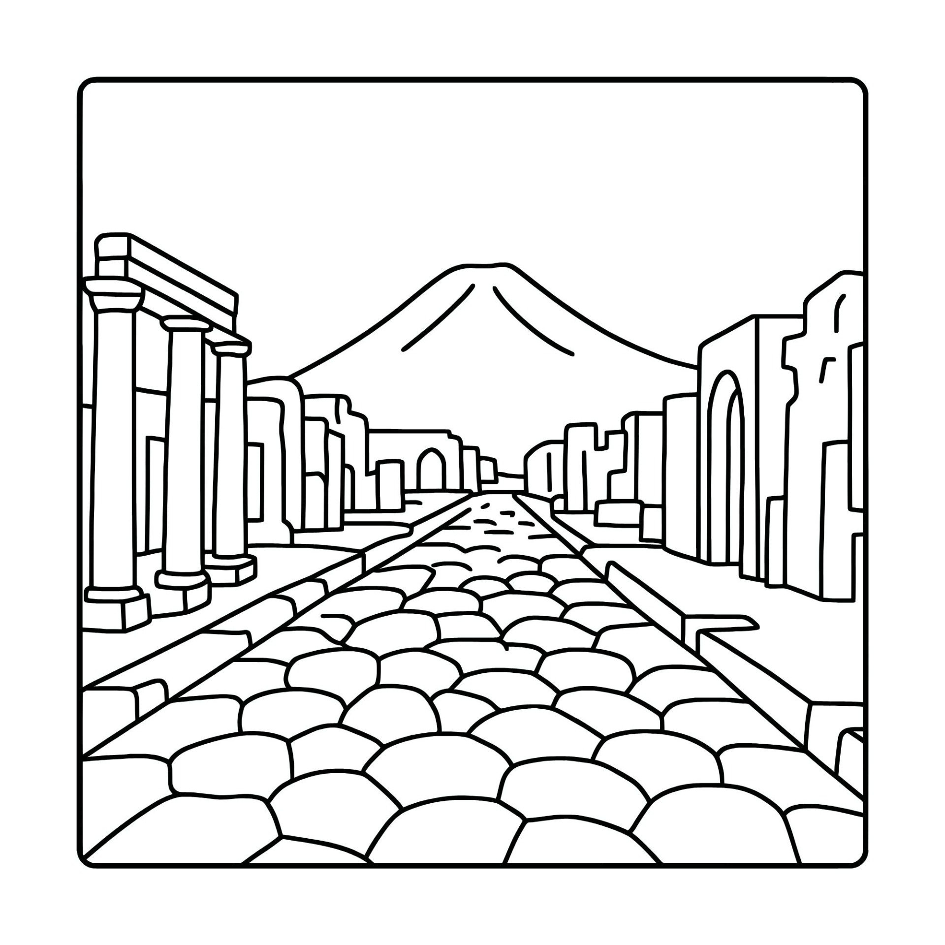 From the Italian Cities Coloring Book